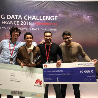 Des élèves-ingénieurs de CentraleSupélec victorieux du hackathon Huawei